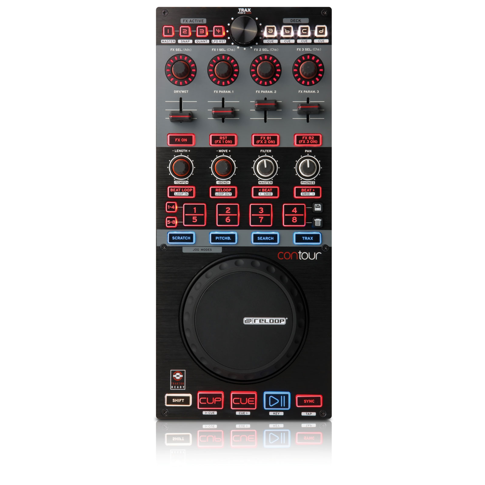 reloop contour interface edition virtual dj mapping